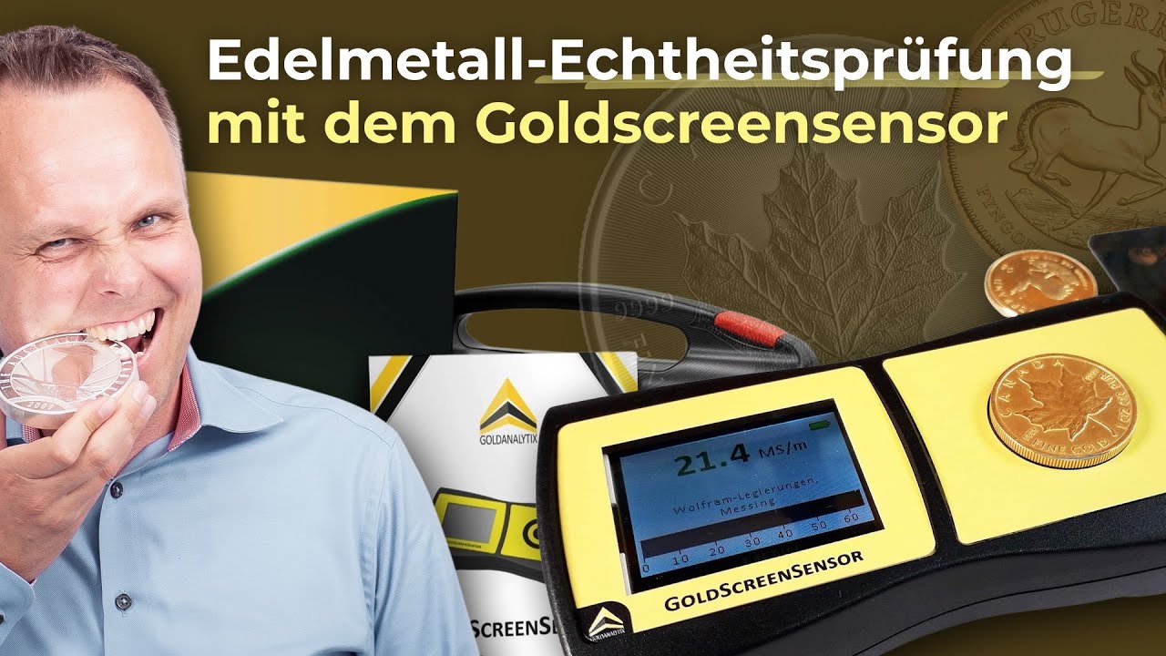 Der Goldscreensensor: Ist mein Edelmetall wirklich echt?