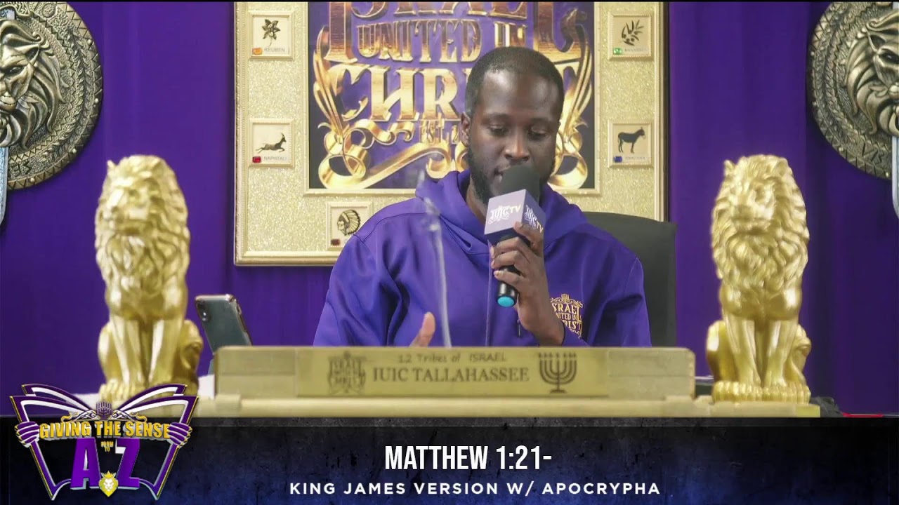 GIVING THE SENSE FROM A TO Z: Matthew 1