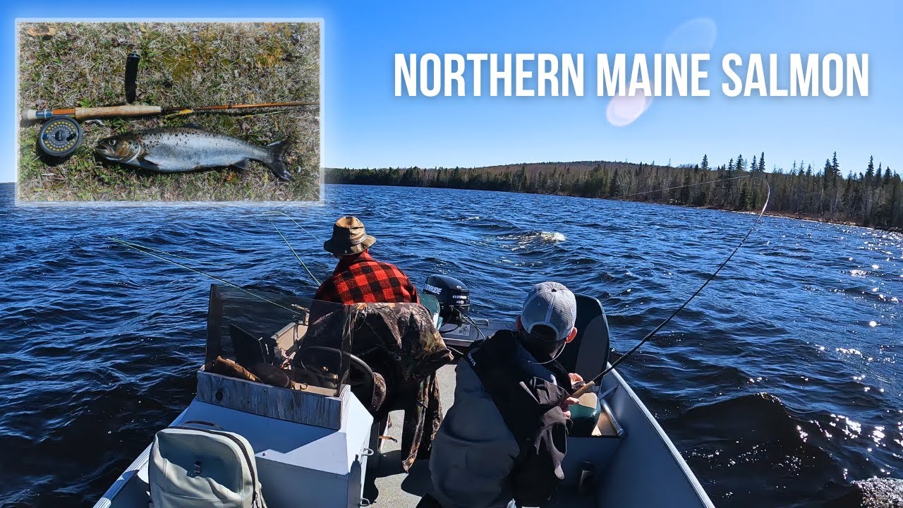 Fishing Northern Maine Lakes | Trolling For Salmon and Trout