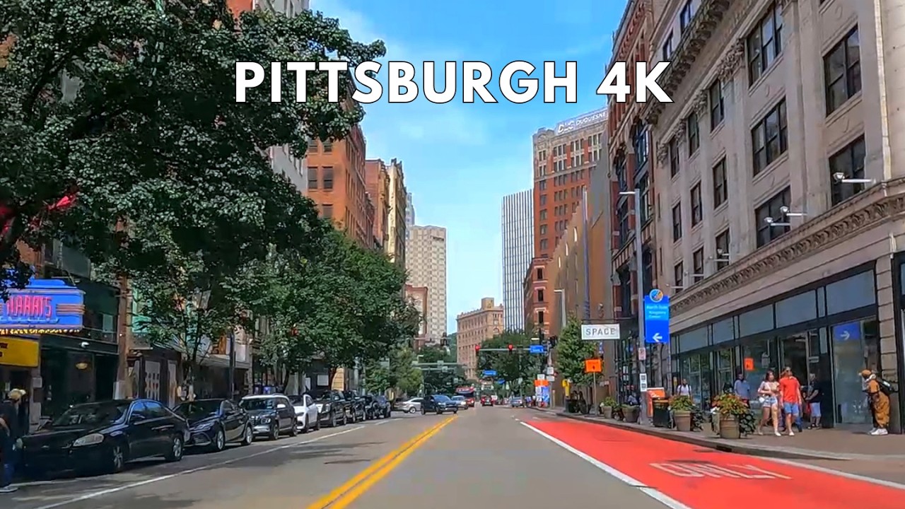 Pittsburgh 4K Driving Tour | Drive Through Downtown Pittsburgh