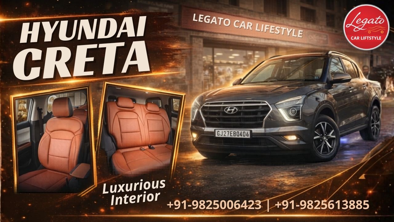 Hyundai Creta Interior Upgrade 😍 Legato Premium Seat Covers Installed! #legatocarlifestyle