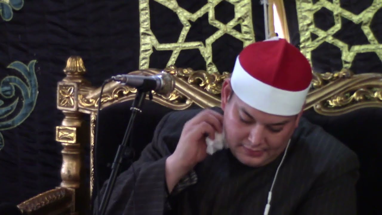 الشيخ محمود القزاز العصر/ عزاء الحاج مصطفى غنيم/ كتامة بسيون غربية/ تصوير سمير البرى