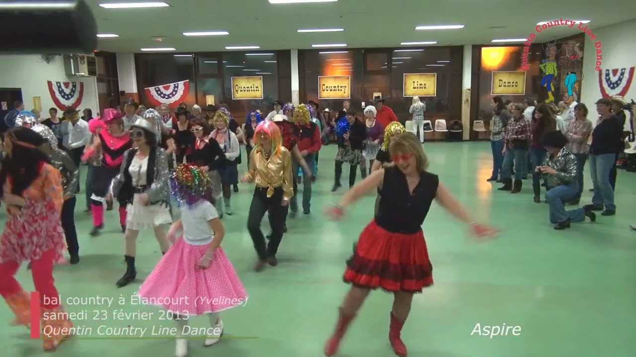 Aspire, Born To Be Alive, sam 23 février 2013 bal Quentin Country Line Dance, Élancourt (Yvelines)