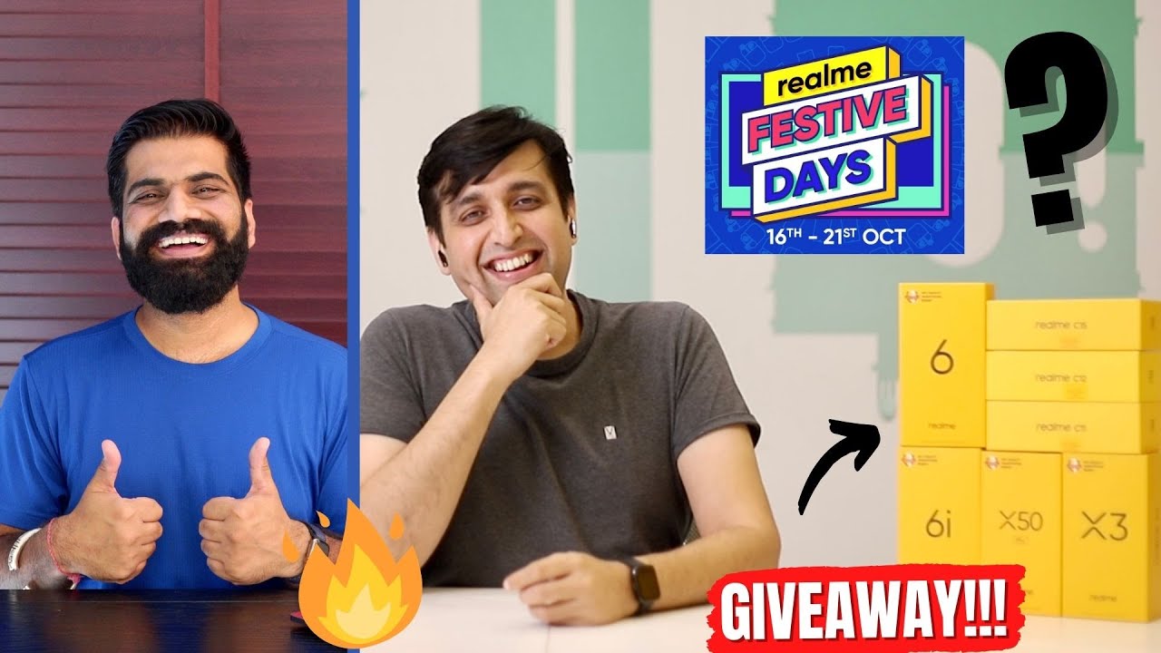 Realme Festive Days Deals | 100 New Products | Ft. Madhav Sheth | Giveaway🔥🔥🔥