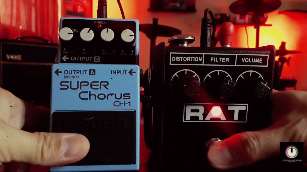 Boss Super Chorus CH-1 Rat Distortion (RM)