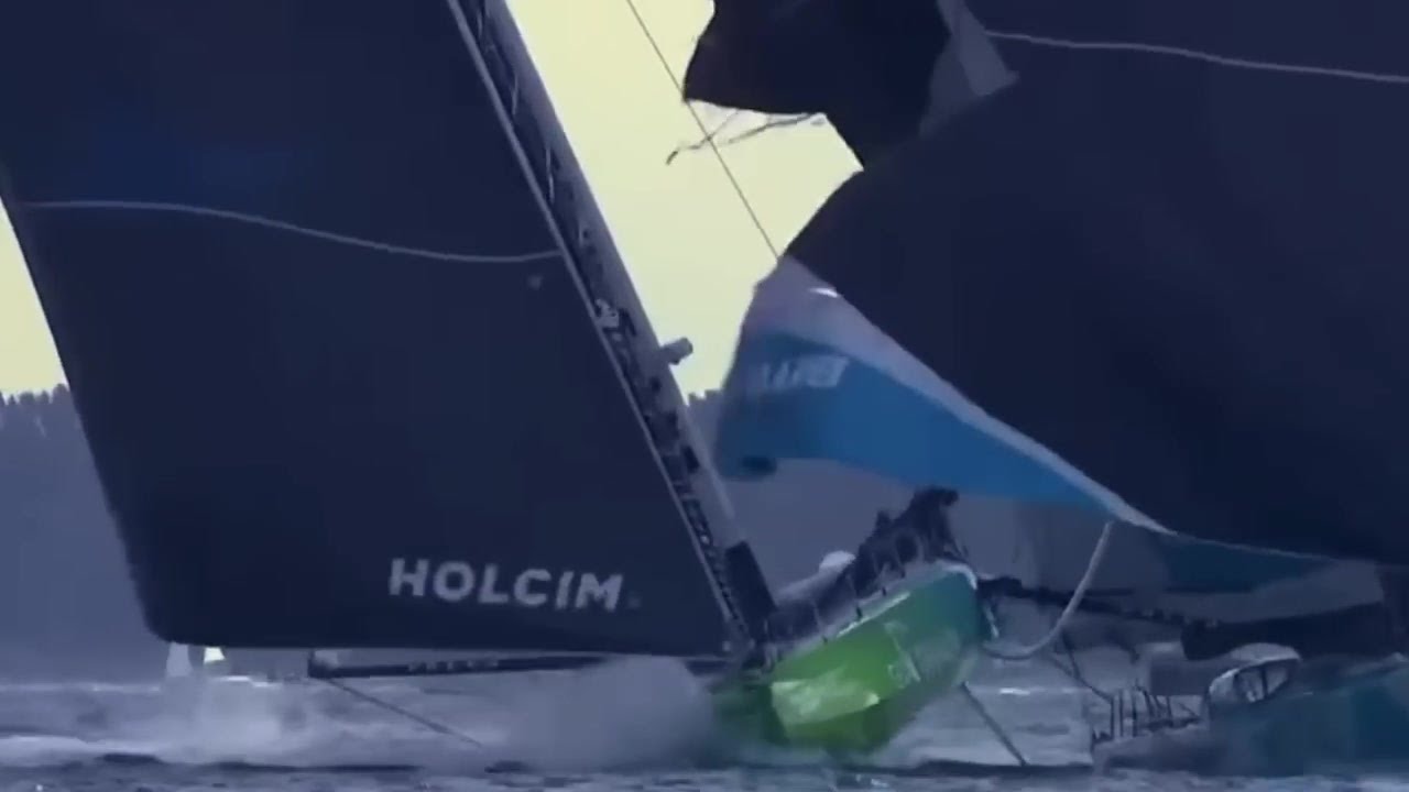 Vittorio d'Albertas (English Subtitles) Explains the CRASH At The Start of the Ocean Race in Kiel