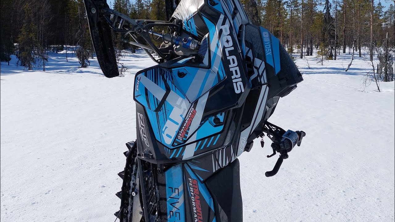 Longest Snowmobile Wheelie Khaos 850 146 | Day 8