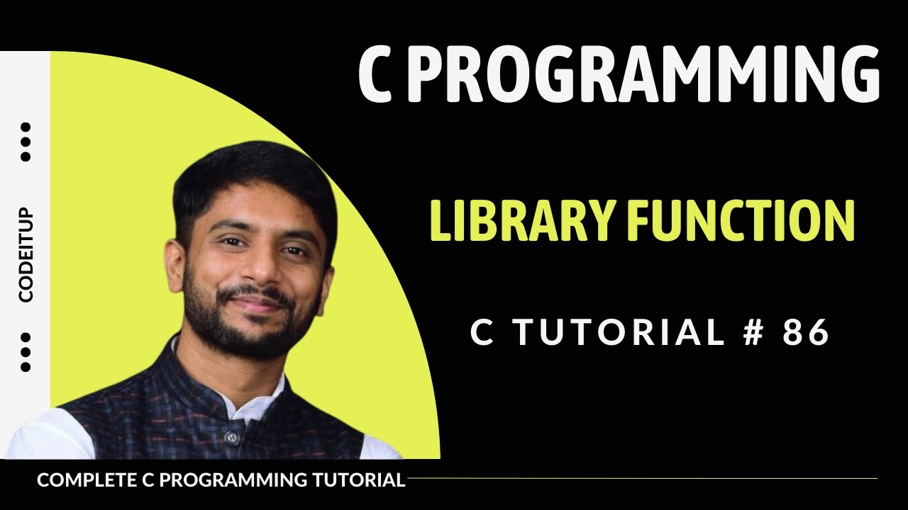 Library Functions In C | In Hindi