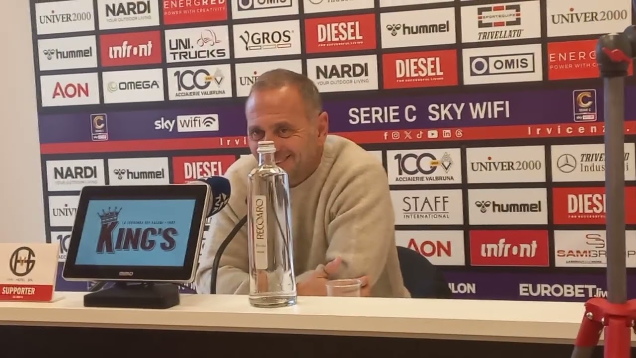 L.R.Vicenza - Lecco: la conferenza stampa pre partita di Fabio Gallo