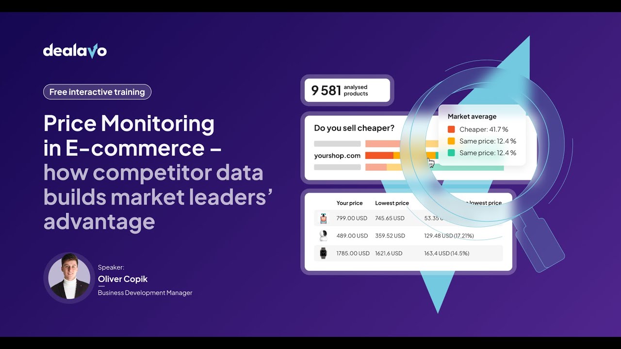 Price Monitoring in E-commerce – how competitor data builds market leaders’ advantage