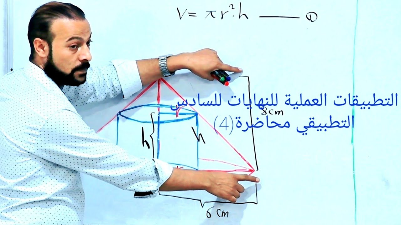 رياضيات/صدام جبار/السادس التطبيقي/الفصل الثالث/ التطبيقات العملية للنهايات/ محاضرة (49)