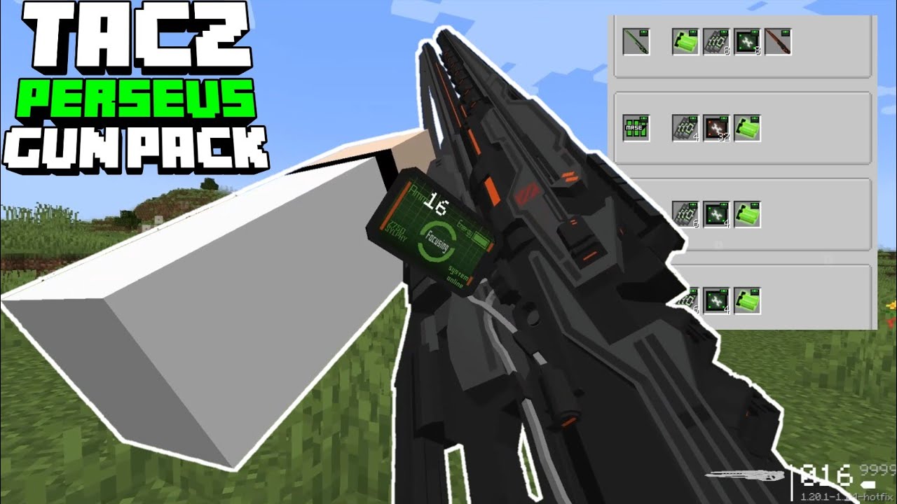 TACZ X Perseus Pack Mods For Minecraft Java 1.20.1