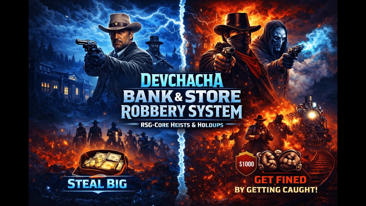 REDM Bank and Store Robbery Script