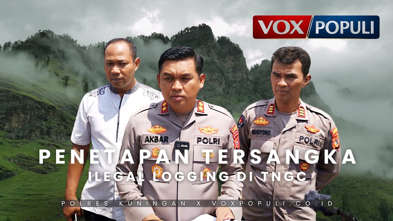 Pers Release Penetapan Tersangka Illegal Logging Kayu Sonokeling di Wilayah TNGC #kuningan 