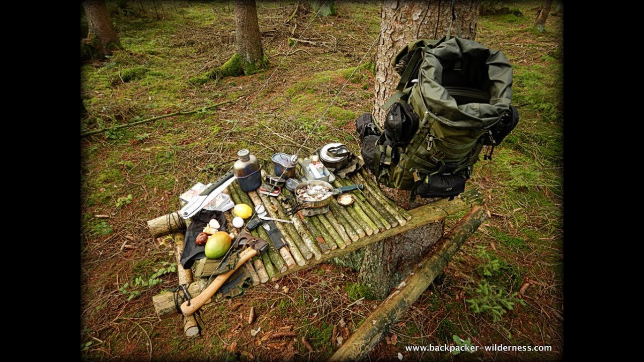 Bushcraft Hängetisch & Survival Food