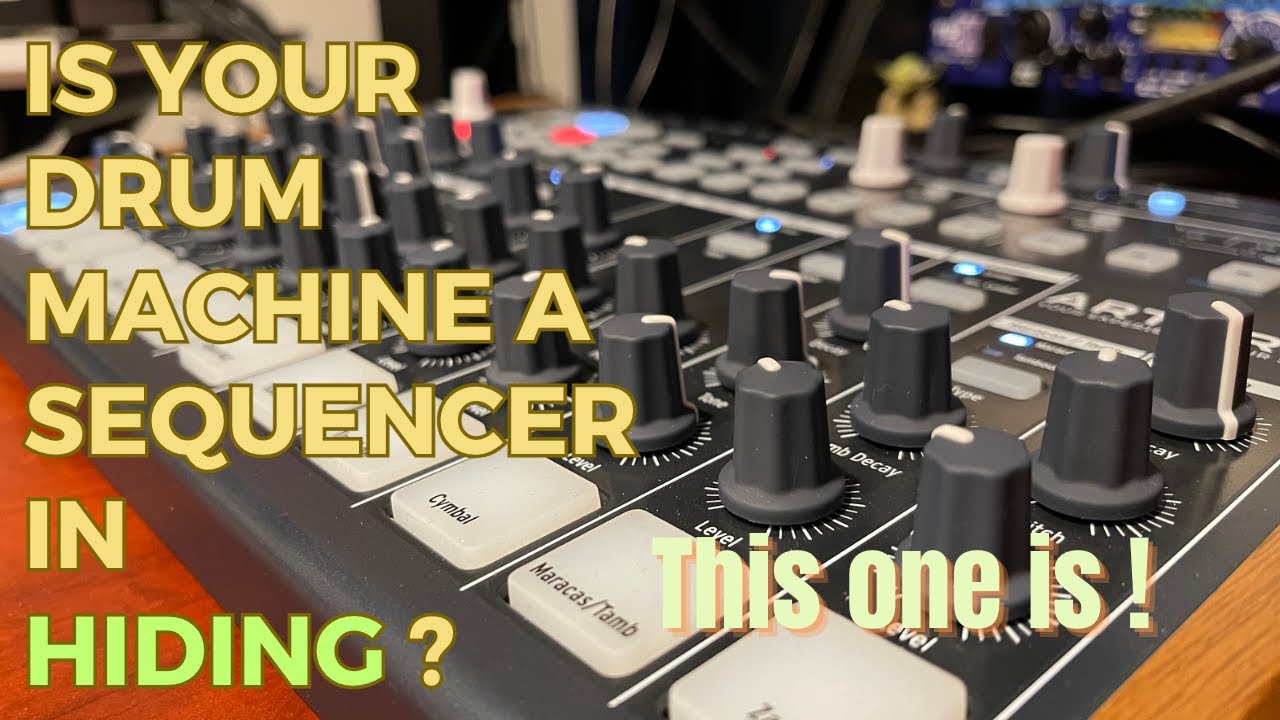 Using a drum machine as a external hardware sequencer (Arturia Drum Brute)
