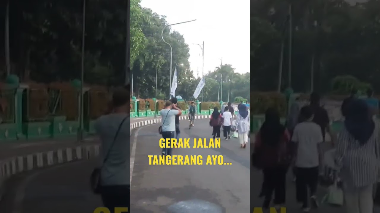GERAK JALAN SEHAT TANGERANG AYO #health #tangerang #tangerangayo #shorts
