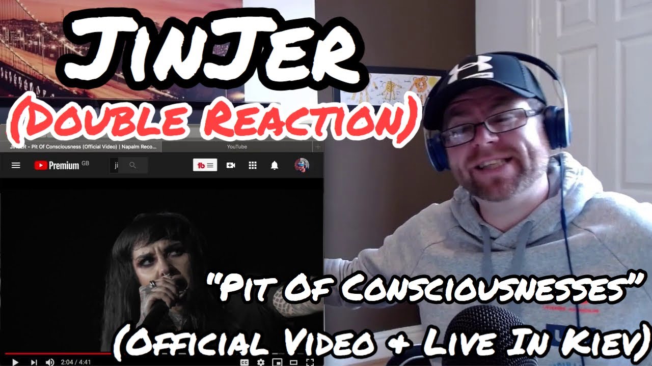 JINJER - Pit Of Consciousness (Official Video) & Pit of Consciousness (Live in Kiev) Reaction