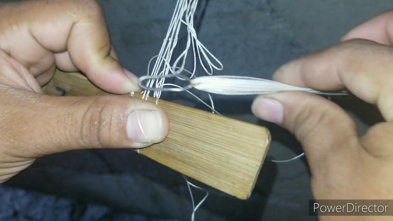Nudos básico para el tejido de ATARRAYA