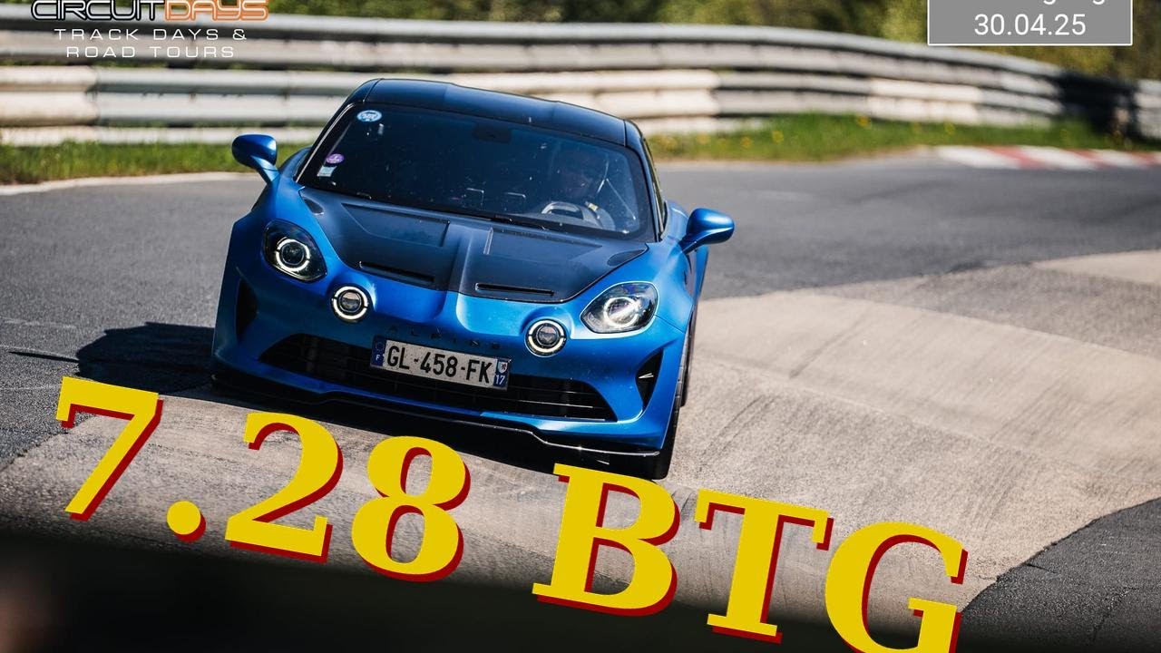 Alpine A110 R : 7.28 BTG au Nürburgring 🔥. Mon record perso