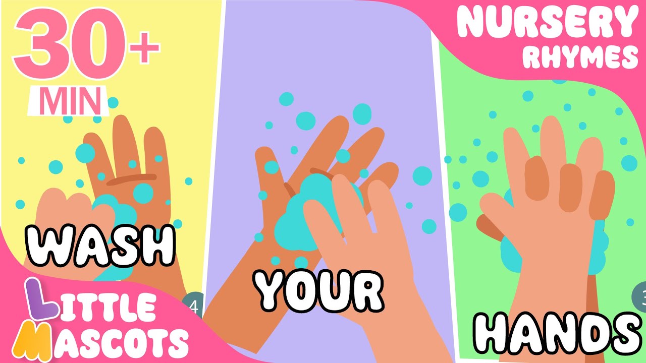 [Faster] Wash Your Hands 🫧 + more | Little Mascots Nursery Rhymes & Kids Songs