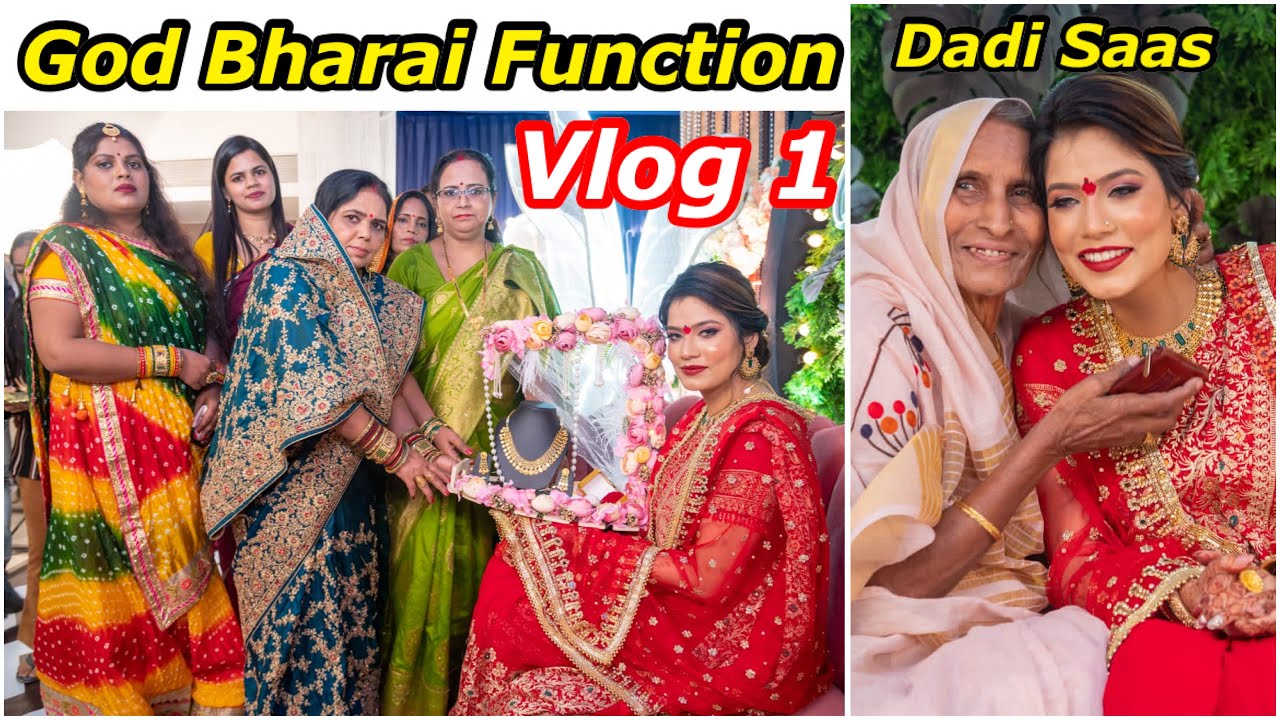 My God Bharai FUNCTION Vlog😍 ENGAGEMENT Vlog Part 1 | Sejal Vlogs