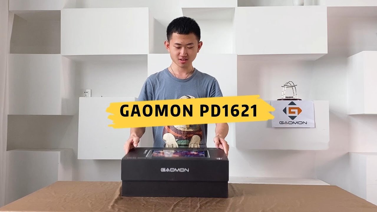 GAOMON PD1621 Pen Display Graphic Monitor Graphic Tablet with Screen Unboxing