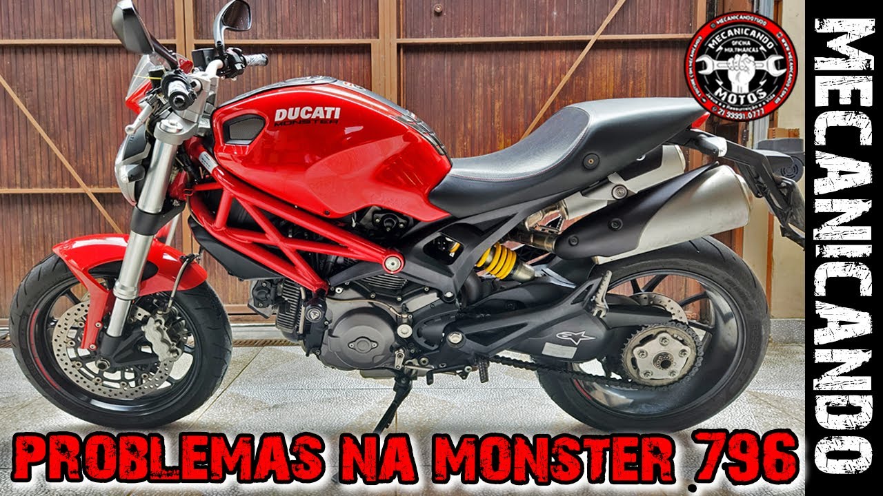 DUCATI MONSTER 796 - RESOLVEMOS ALGUNS PROBLEMAS E REVISÃO - ANDEI NO MOTO, GOSTEI??? - MECANICANDO