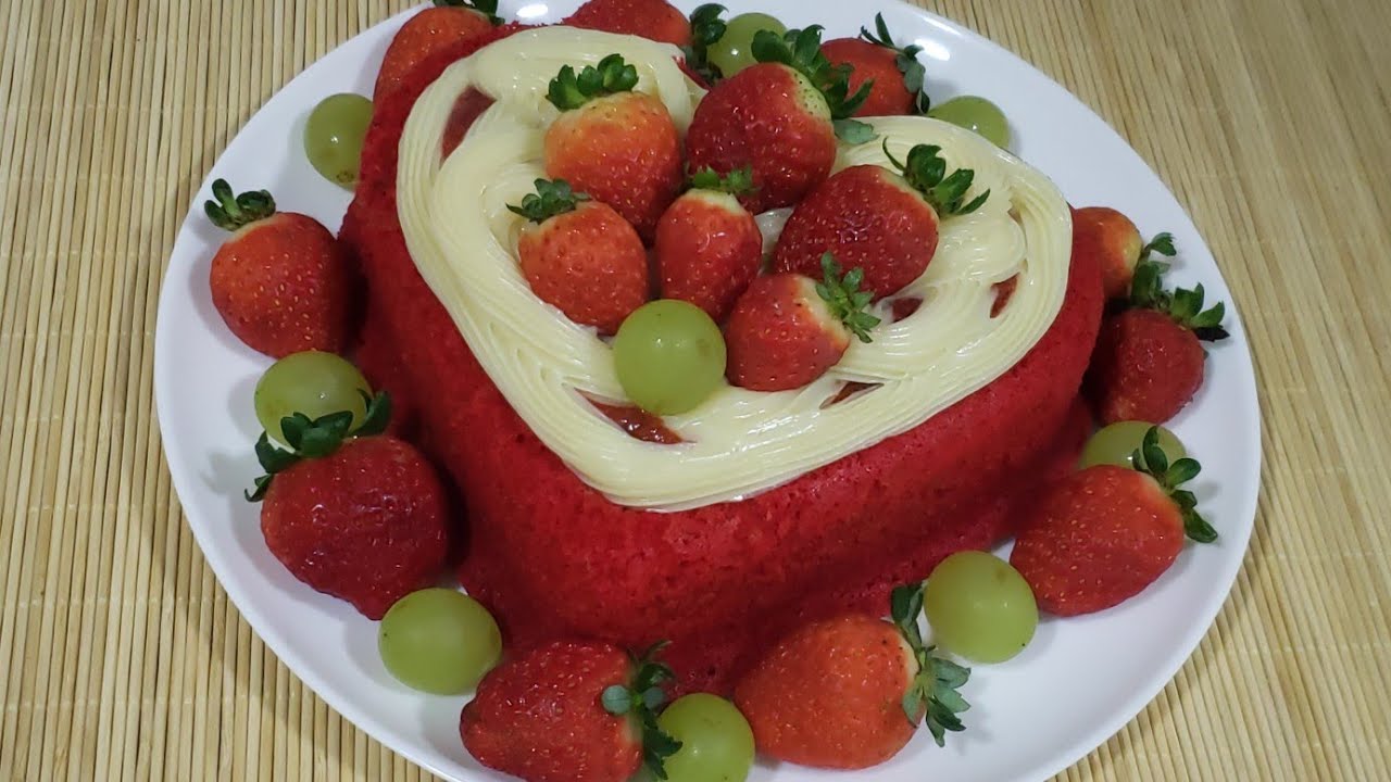 BOLO RED VELVET DE CORAÇÃO/RED HEART VELVET
