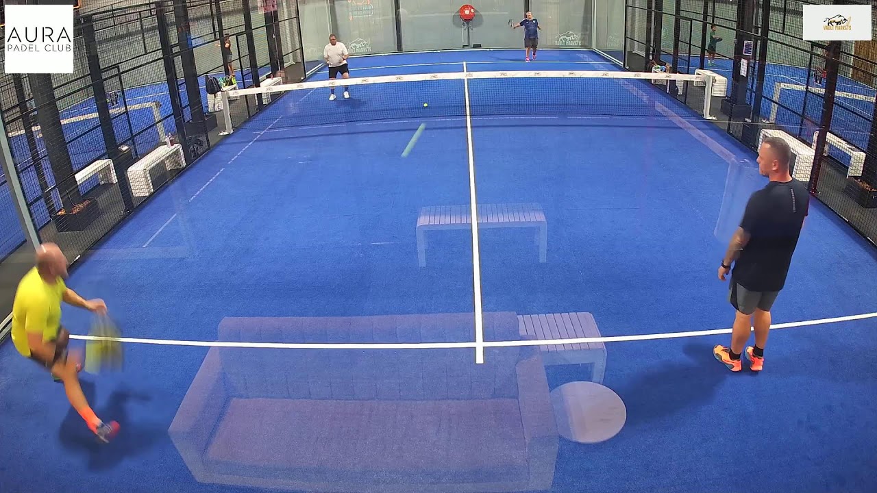 Aura Padel Club - Court 2 - Vault Markets - yassin & jonathan vs tristan & steve
