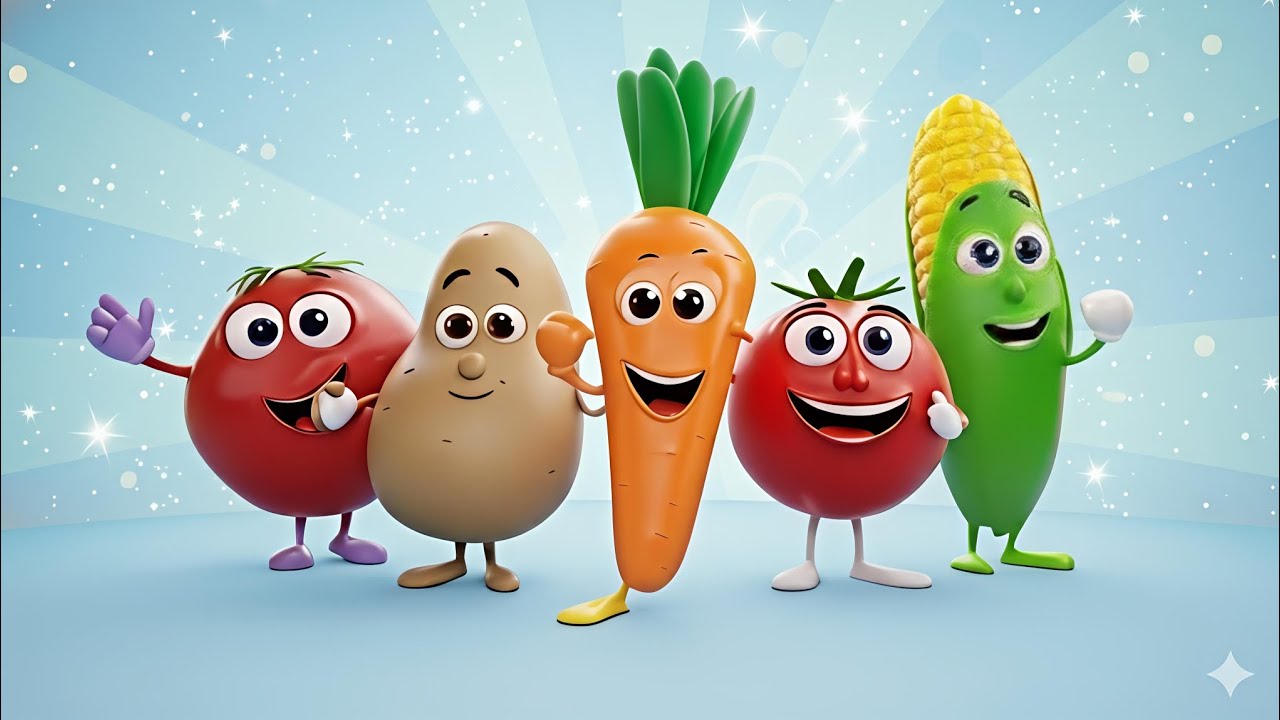 Vegetables Name for Kids🥕🥦| सब्जियों के नाम |Fun Sounds & Facts 