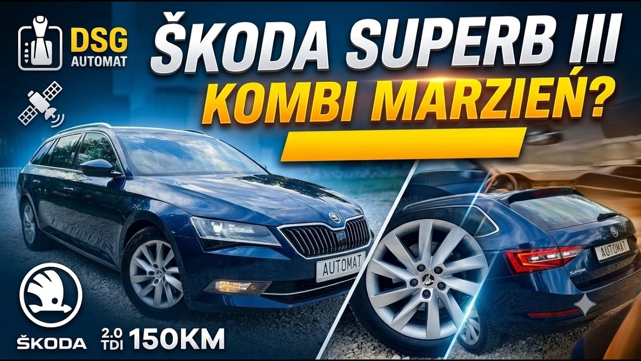 Skoda SuperB III 2017 2.0 TDI 150KM DSG Prezentacja Samochodu