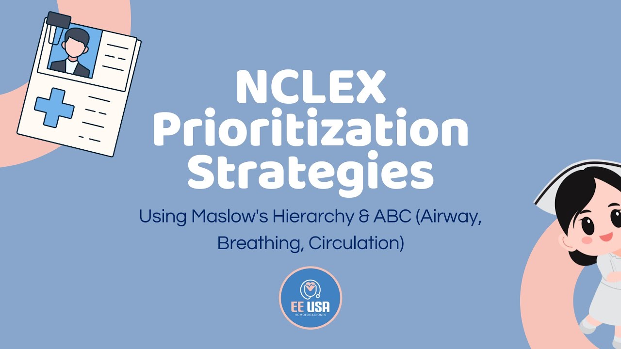 👉 How to ANSWER PRIORITY Questions on the NCLEX | ABC Method + Maslow