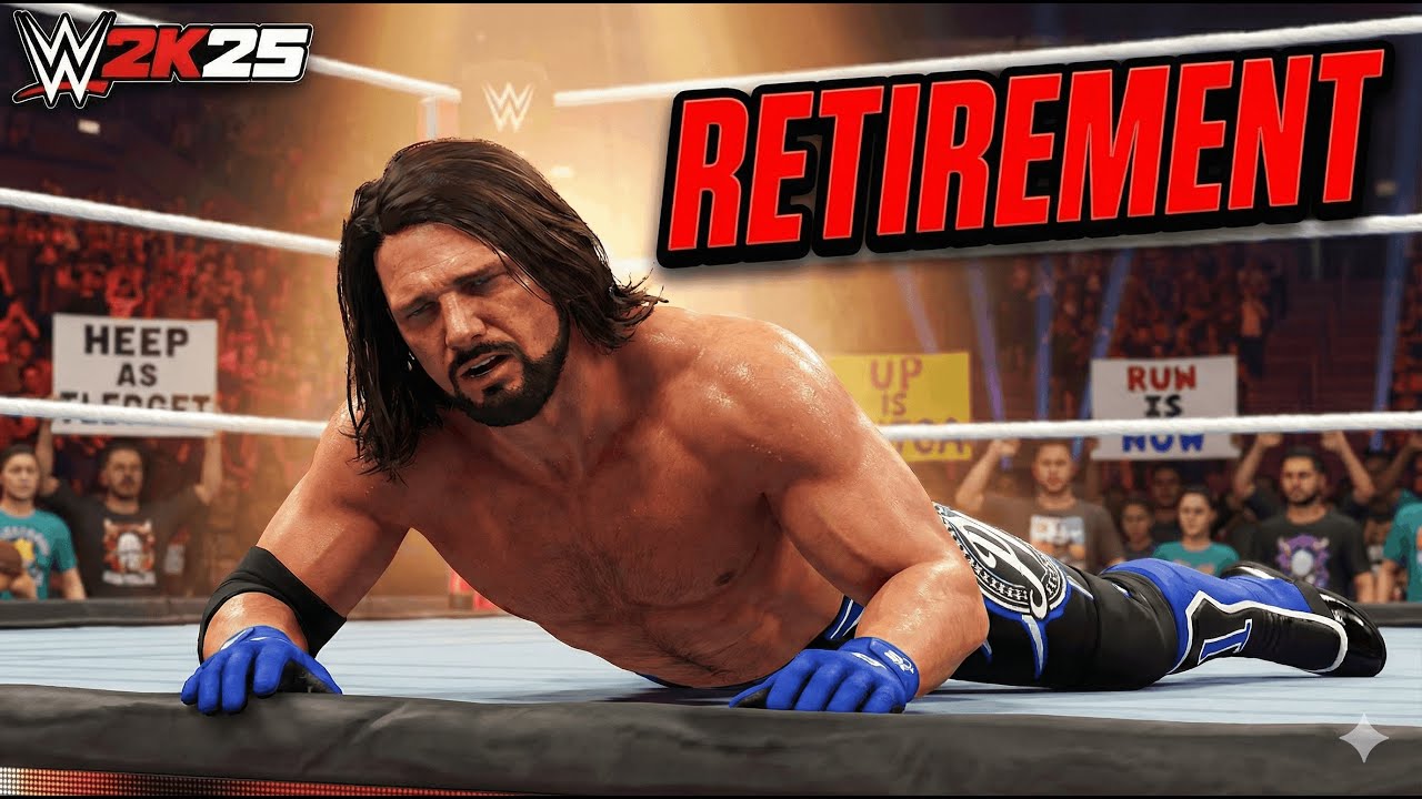 WWE 2K25 – AJ Styles का Career End? |