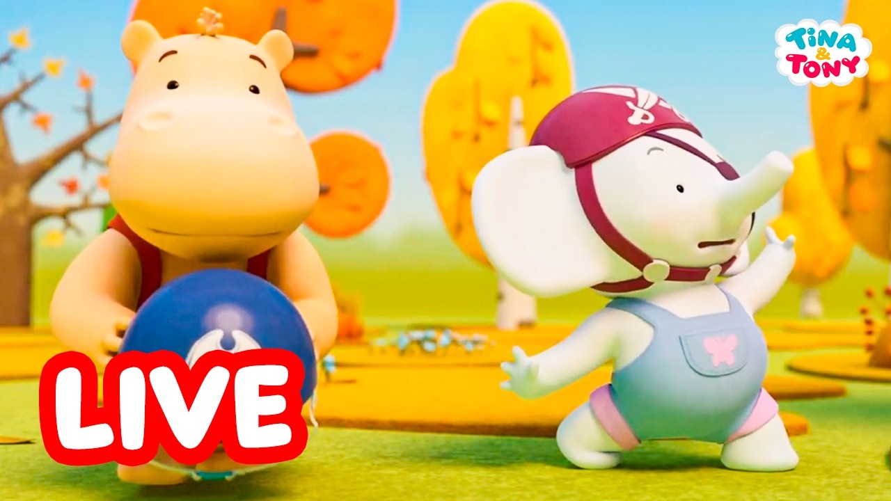 🔴 LIVE STREAM | The Fun Adventures of Tina and Tony | Cartoons for children