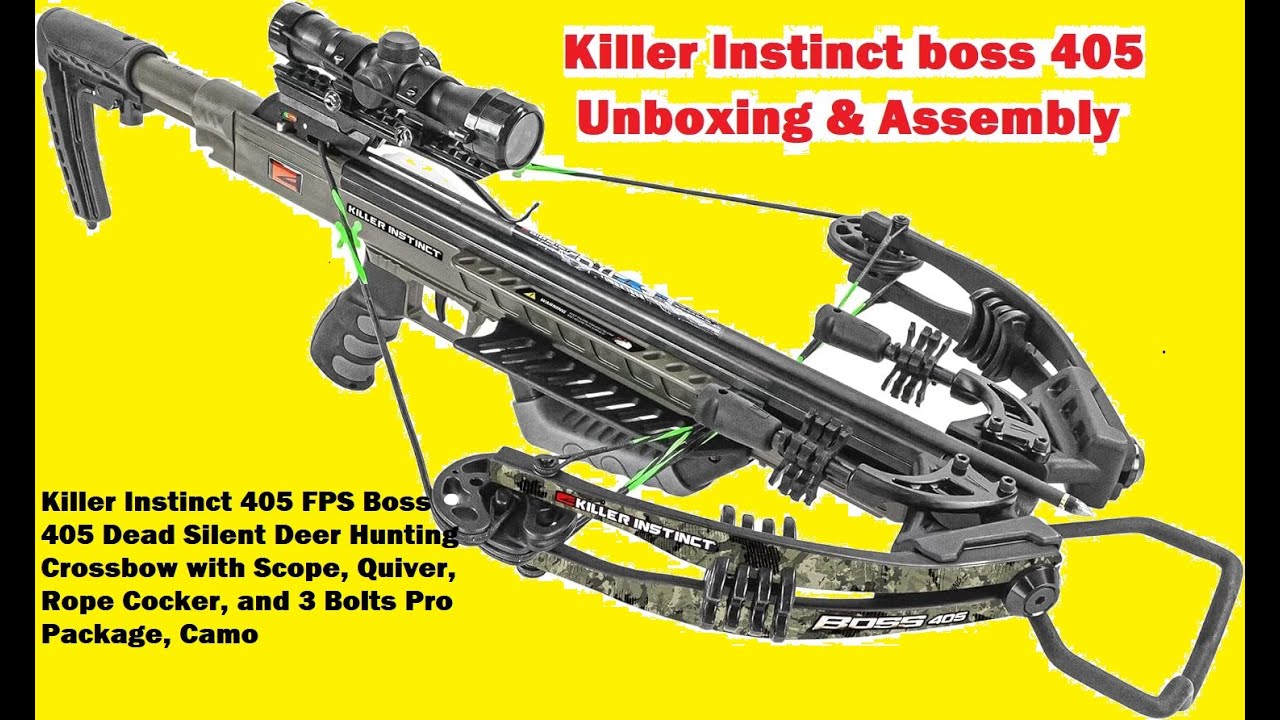 Killer Instingt Boss 405 Unbox & Assembly HD