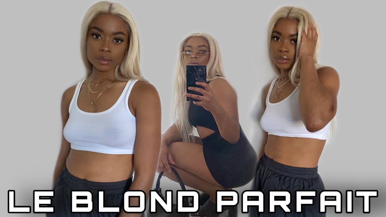 COMMENT OBTENIR UN BLOND ICY / DEJAUNIR SA PERRUQUE BLONDE + APPLICATION | TINASHE HAIR | IAMSHAISMA