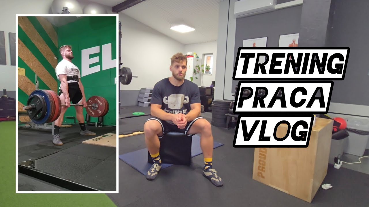 Trening w pracy_ Ciekawostki o moich podopiecznych_ Trójbój i Kettlebell vlog #siłownia #vlog #siła 