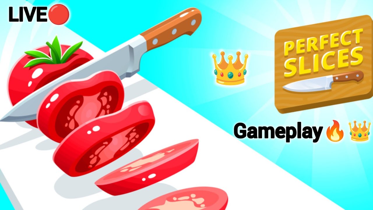 Perfect slices Gameplay 🍅🔪#32 #llive #shortslive
