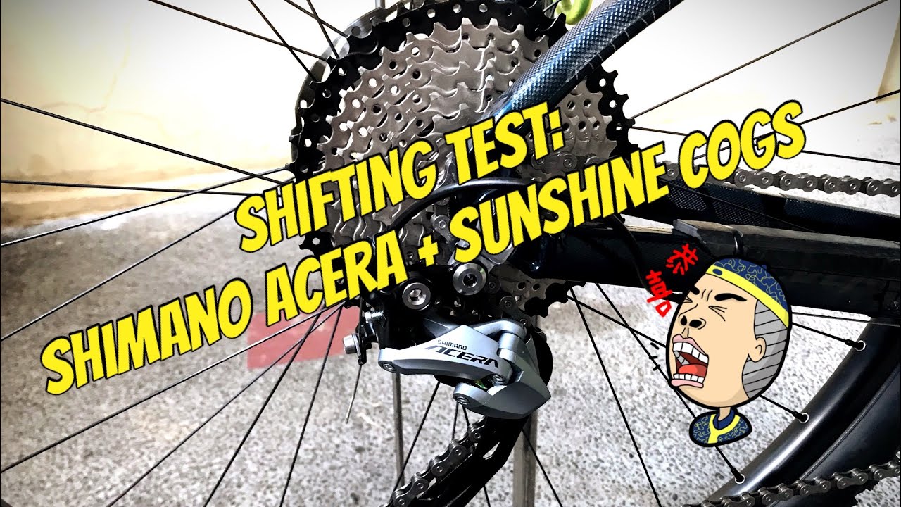 Shifting Test sa Shimano Acera M3000 with Sunshine cogs 9 speed 11-42T | Pwede na sir