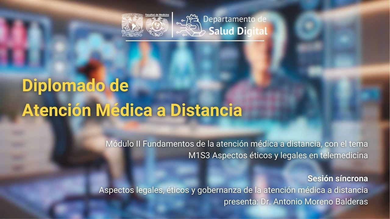 Aspectos legales, éticos y gobernanza de la atención médica a distancia