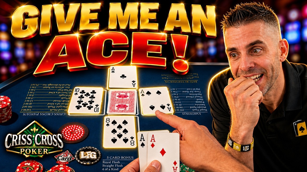 One More Ace = Big Bucks! Criss Cross Poker