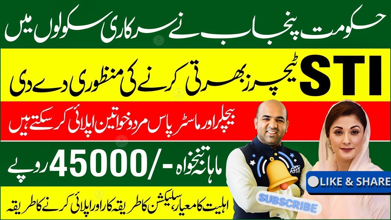 STI  Teacher new jobs 2025 #stijobs2025 #teacherjob2025 #education #stitesting #jobstoday #todayjob