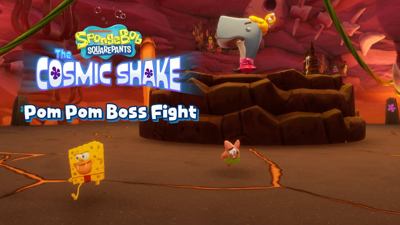 Prehistoric Kelp Forest – Pom Pom Boss Fight & “Dehydrated” Achievement | SpongeBob Cosmic Shake