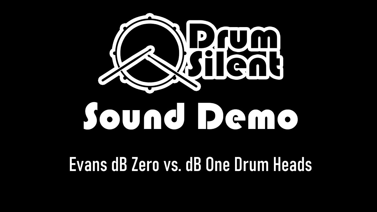 Evans dB Zero vs. dB One Drum Heads Sound Levels