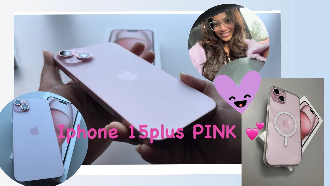 iPhone 15plus || unboxing ||PINK🩷