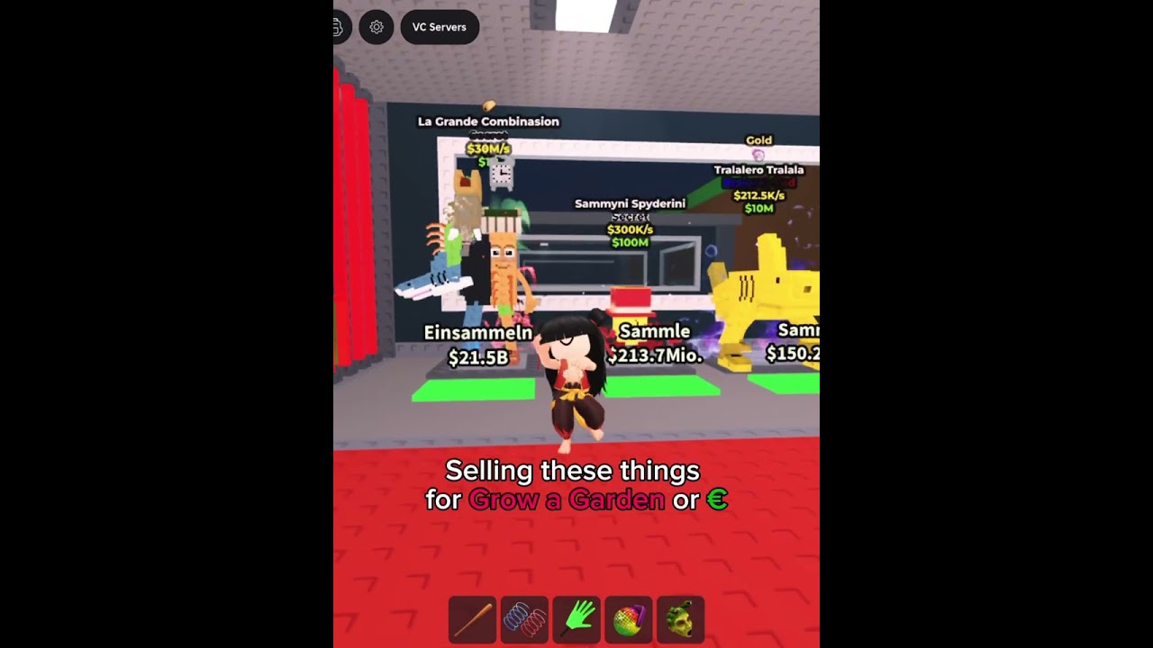 Trading Plaza for Grow a Garden or Steal a Brainrot 