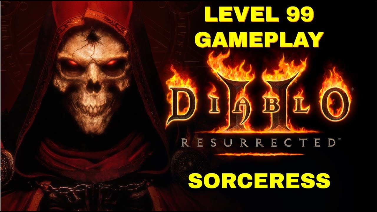 Diablo 2 Resurrected - Sorceress Level 99 Gameplay - RTX 3080 ULTRAWIDE 3440x1440 / 144 FPS