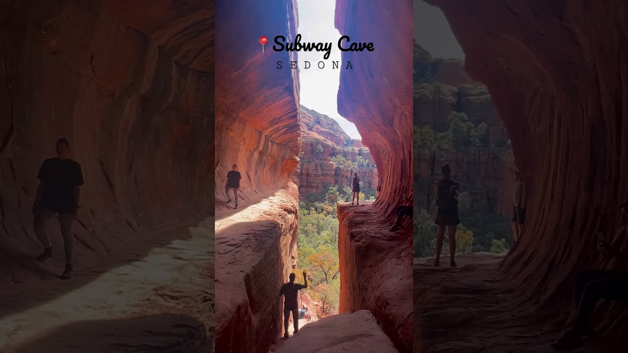 📍Subway Cave, Sedona #lifestyle #travel #outdoor #adventure #hiking #overlanding #sedona #arizona