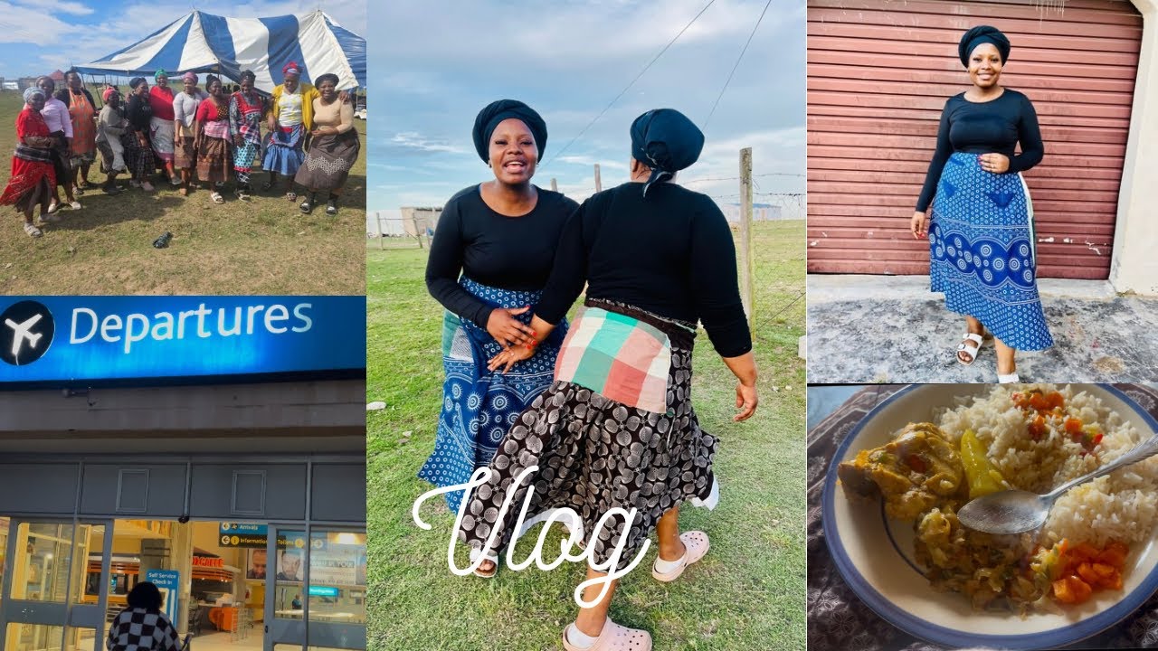 VLOG: Attending a funeral in the Eastern Cape| Makoti duties| Raw rural content| SA YouTuber…